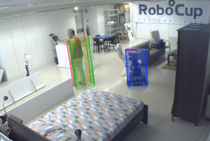 Onboard robust person detection and tracking for domestic service robots
