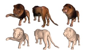 Lions and Tigers and Bears: Capturing Non-Rigid, {3D}, Articulated Shape from Images