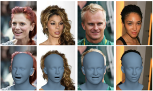 Learning to Regress 3D Face Shape and Expression from an Image without 3D Supervision