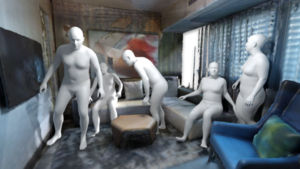 Generating {3D} People in Scenes without People