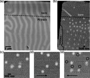 {Thermal nucleation and high-resolution imaging of submicrometer magnetic bubbles in thin thulium iron garnet films with perpendicular anisotropy}