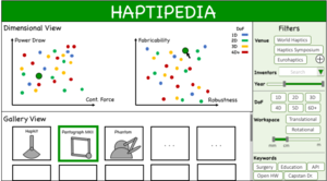 Haptipedia: An Expert-Sourced Interactive Device Visualization for Haptic Designers